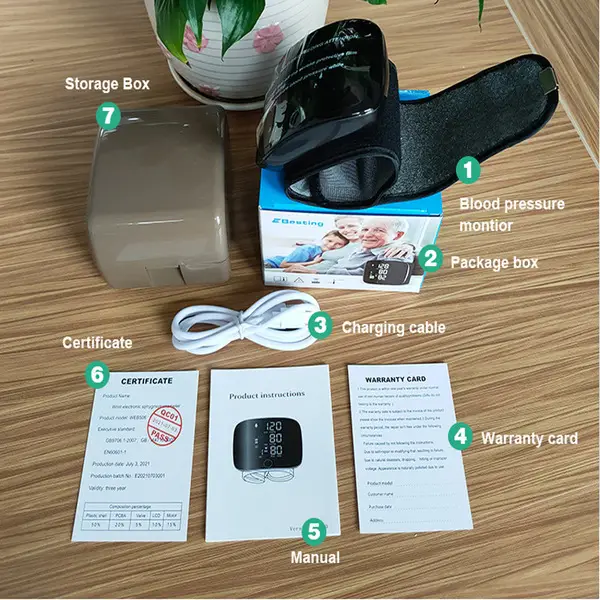 Automatic Digital Wrist Type Blood Pressure Machine - Image 2